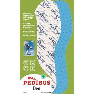 PEDIBUS Deo antibakteriális talpbetét