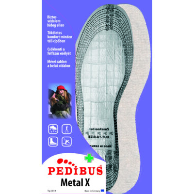 PEDIBUS Metal X thermo talpbetét